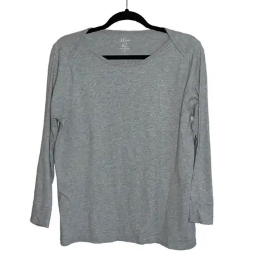 J.Crew 3/4 sleeve boatneck T-shirt-S - Picture 2 of 5